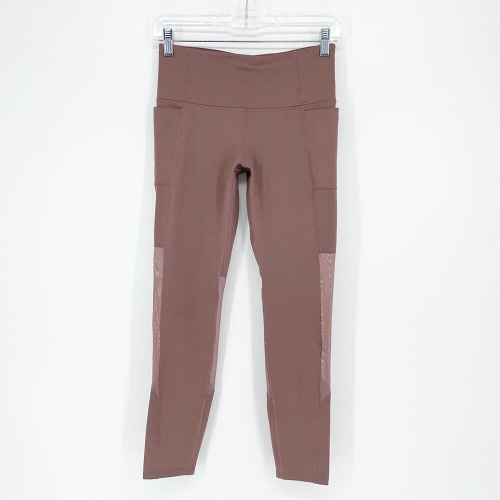 Joy Lab Mid Rise Mauve Crop Leggings Size Small